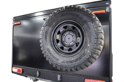 Rear Mounted Spare Wheel