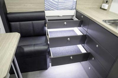 Drawers under bed