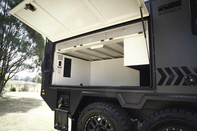 Massive storage area on driver's side and 2 x large front storage areas