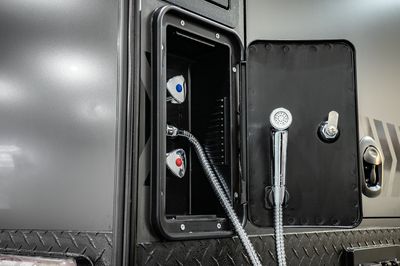 External Shower Unit with Hot & Cold water