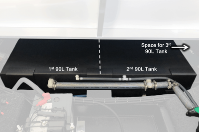 2x 90L Heavy Duty Poly Water Tanks + room for a 3rd