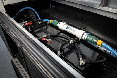 2x 120amp/hour AGM deep cycle battery - high output