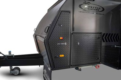 Front Lockable Hatches With Pole Storage