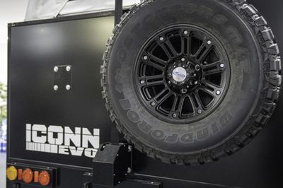 Rear Mounted Spare Wheel
